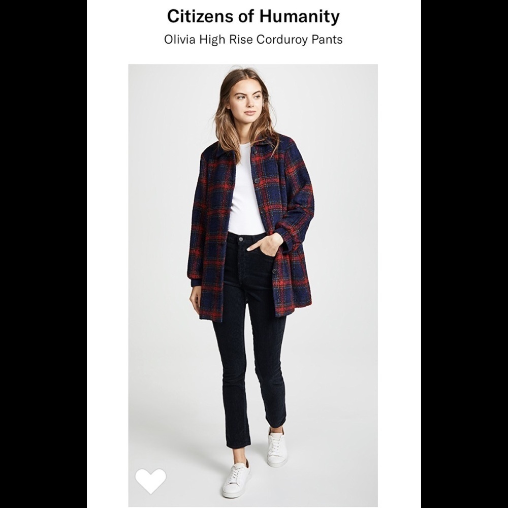 Citizens of Humanity Olivia Corduroy 30 slim ankle